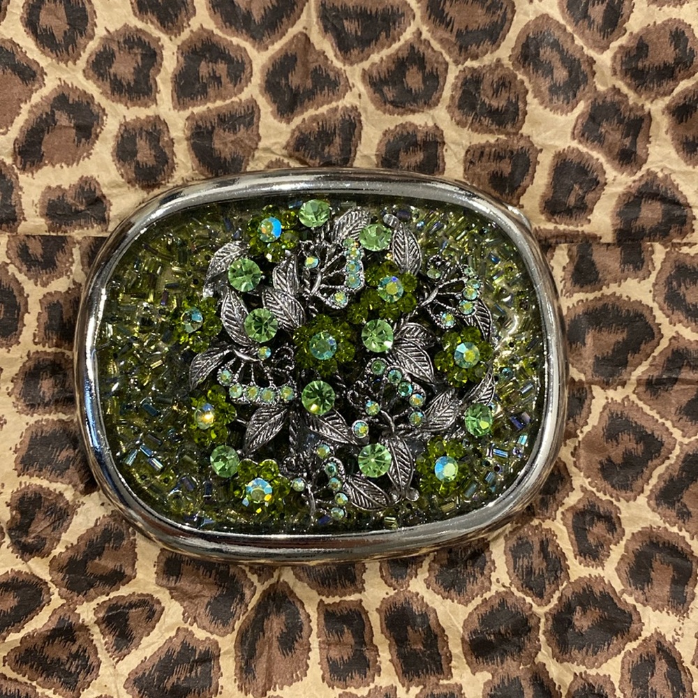 Rhinestone Belt Buckle